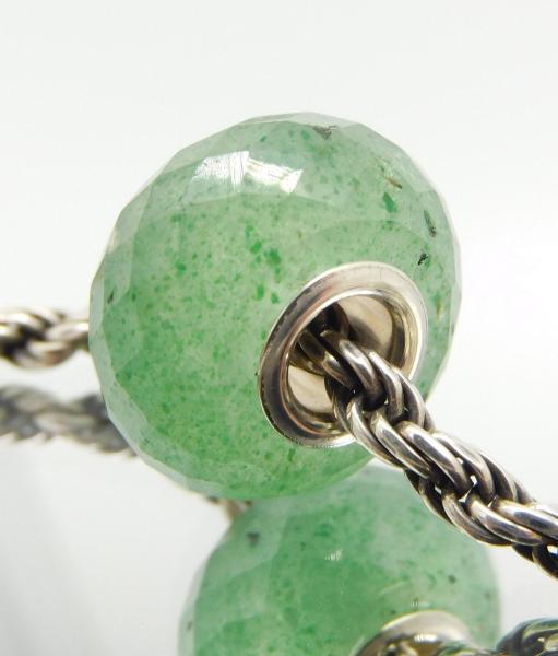 Grüner Erdbeerquarz - EdelELB Bead